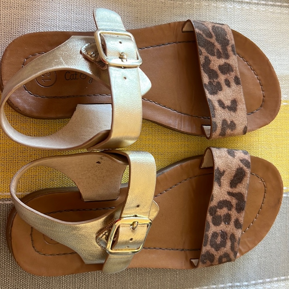 Two pair of Cat & Jack sandals